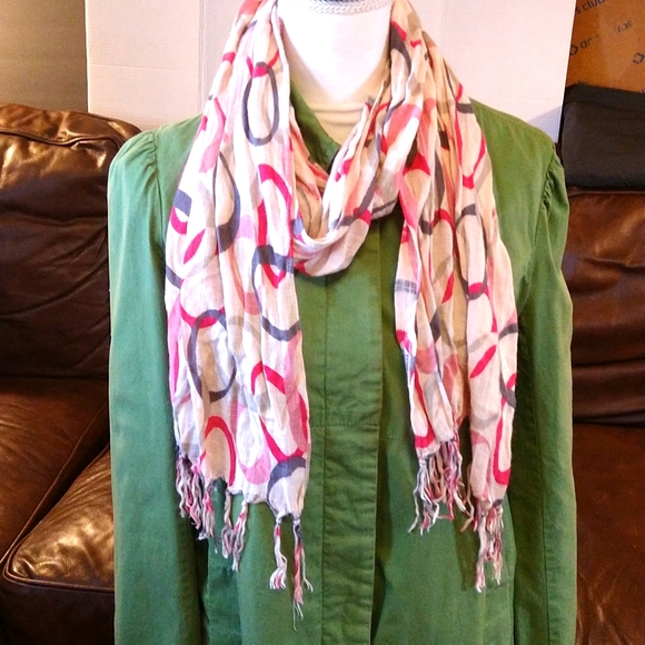 VGUC. Multicolored scarf. - Picture 2 of 5